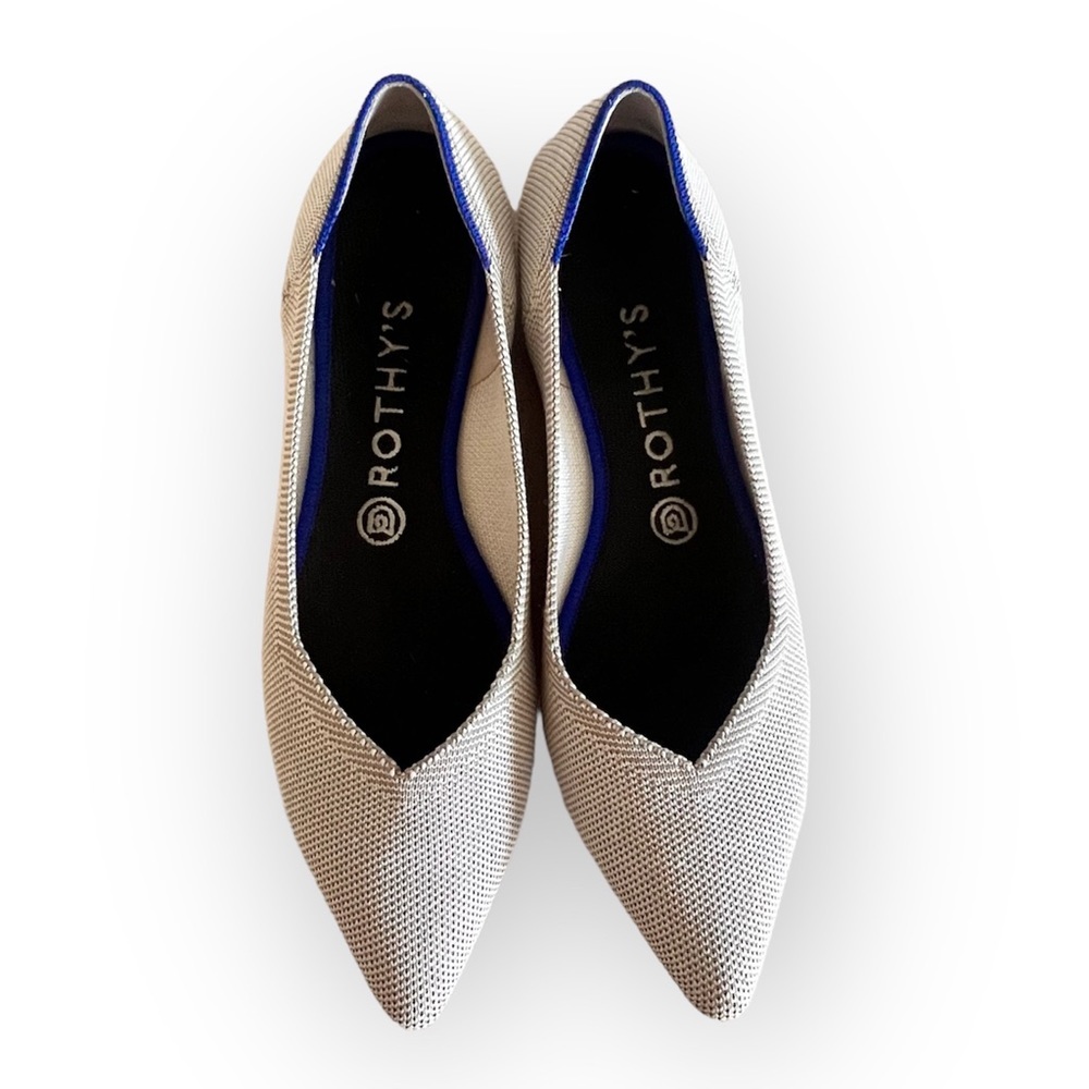 Rothy’s The Point Washable Flats Gray Size W9